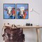 Stupell Industries Guernsey Cow Horned Portrait 2 pc Framed Giclee Wall Art Set Design by Victoria Barnes